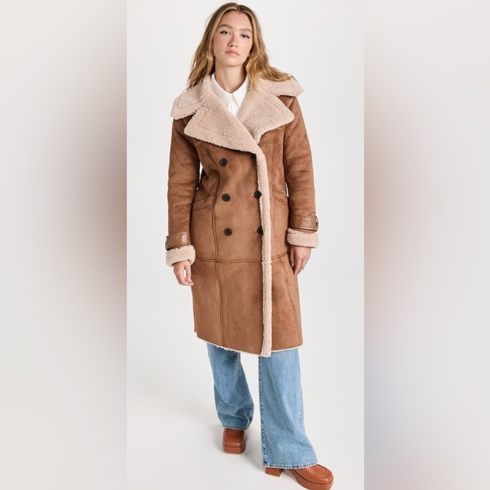 NWT Fawn Double-Breasted XS | Luxe Winter Staple